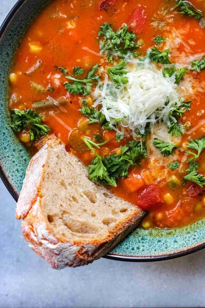 سوپ جو سبزیجات