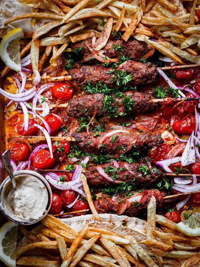 شام تابه کباب کوفته شام تابه کباب کوفته