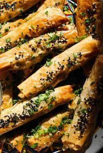 بورک فتا و سبزیجات