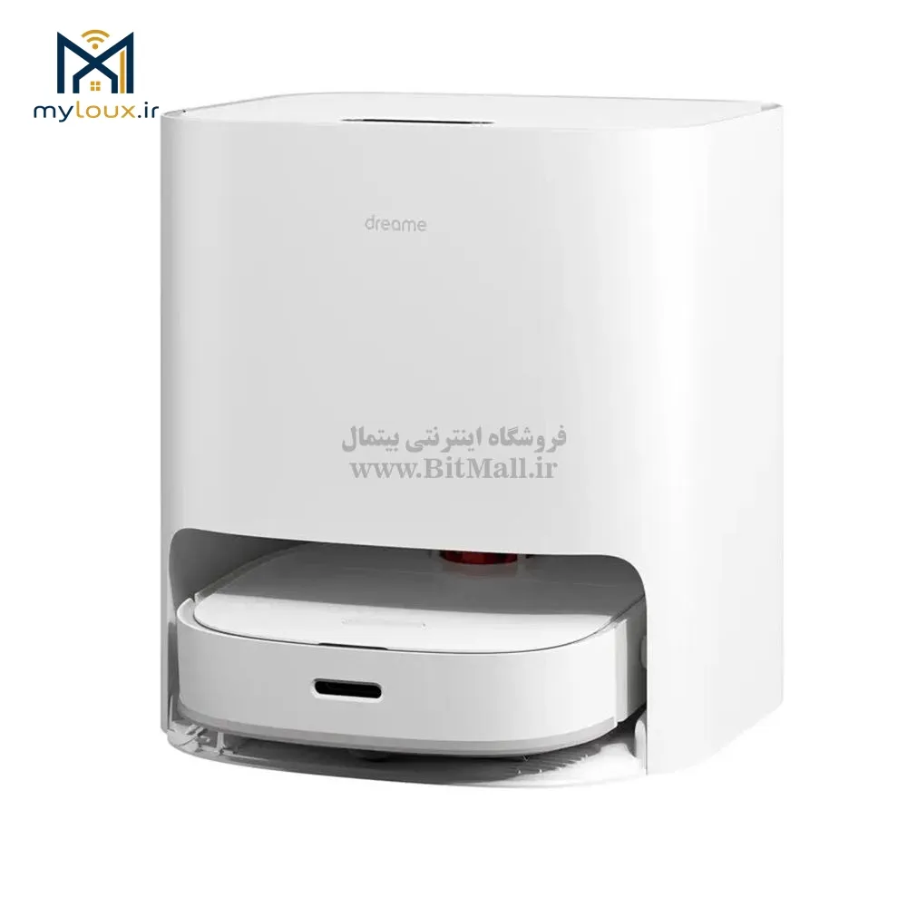 اجزای زیرین جارو رباتیک دریمی W10 Pro شامل برس چرخشی و پدهای تیکشی