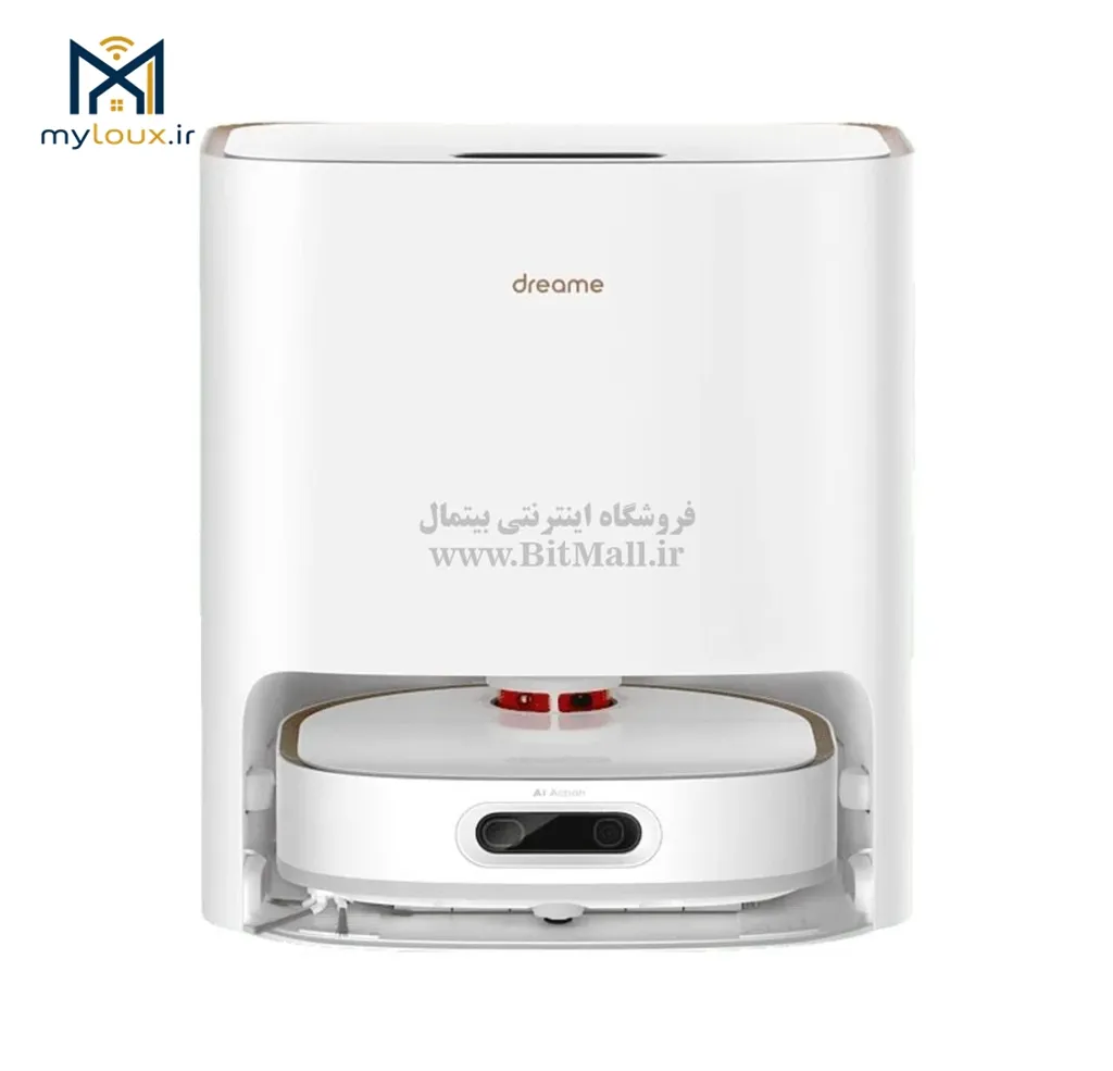 برج سنسور LiDAR و دکمههای فیزیکی جارو رباتیک Dreame W10 Pro
