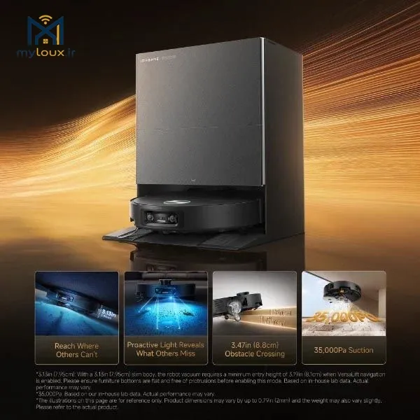 جارورباتیک Dreame X60 Ultra جارورباتیک Dreame X60 Ultra - تصویر 22