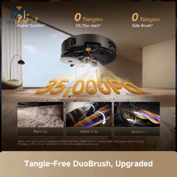 جارورباتیک Dreame X60 Ultra جارورباتیک Dreame X60 Ultra - تصویر 7