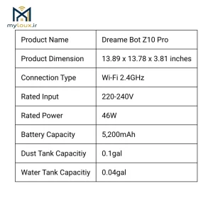 خرید جارو رباتیک Dreame Z10 Pro