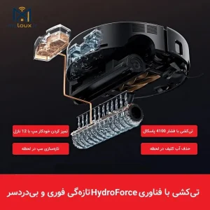 جارو رباتیک Mova Z60 Ultra Roller Complete جارو رباتیک Mova Z60 Ultra Roller Complete - تصویر 8