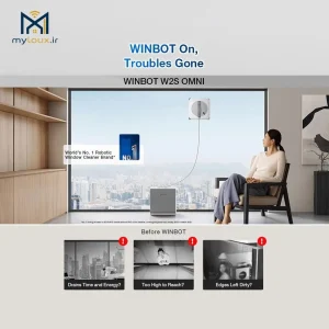 قیمت ربات شیشه پاک کن Ecovacs Winbot W2S Omni